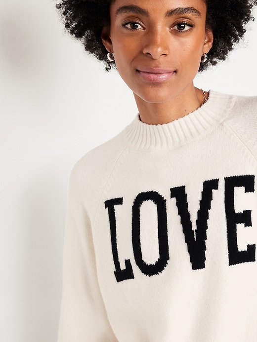 Image number 5 showing, SoSoft Loose Graphic Sweater