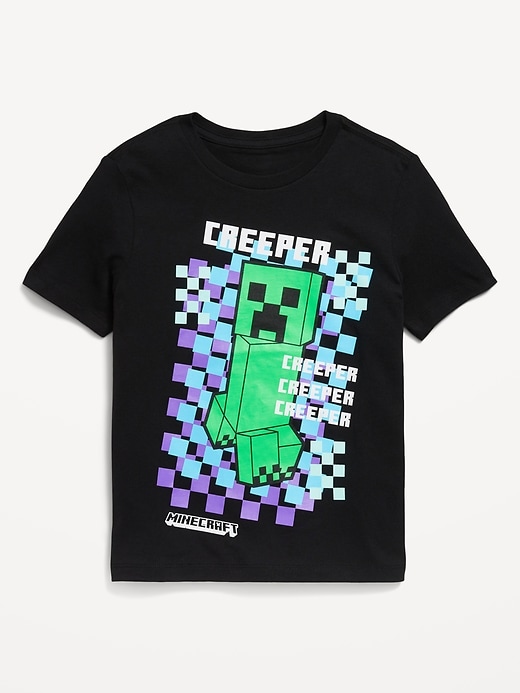 View large product image 1 of 2. Minecraft™ Gender-Neutral Graphic T-Shirt for Kids