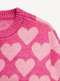 View large product image 4 of 4. SoSoft Printed Crew-Neck Sweater for Girls