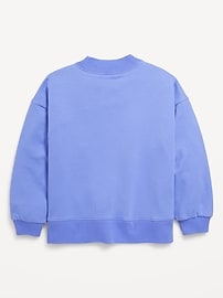 View large product image 3 of 4. Mock-Neck Tunic Sweatshirt for Girls