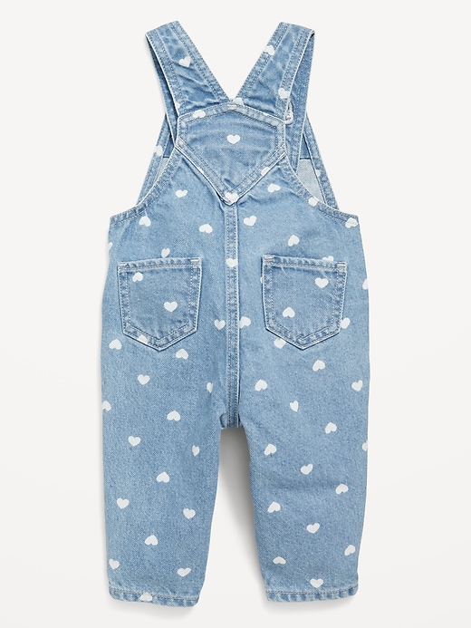 Voir une image plus grande du produit 2 de 2. Salopette en denim à motif pour bébé