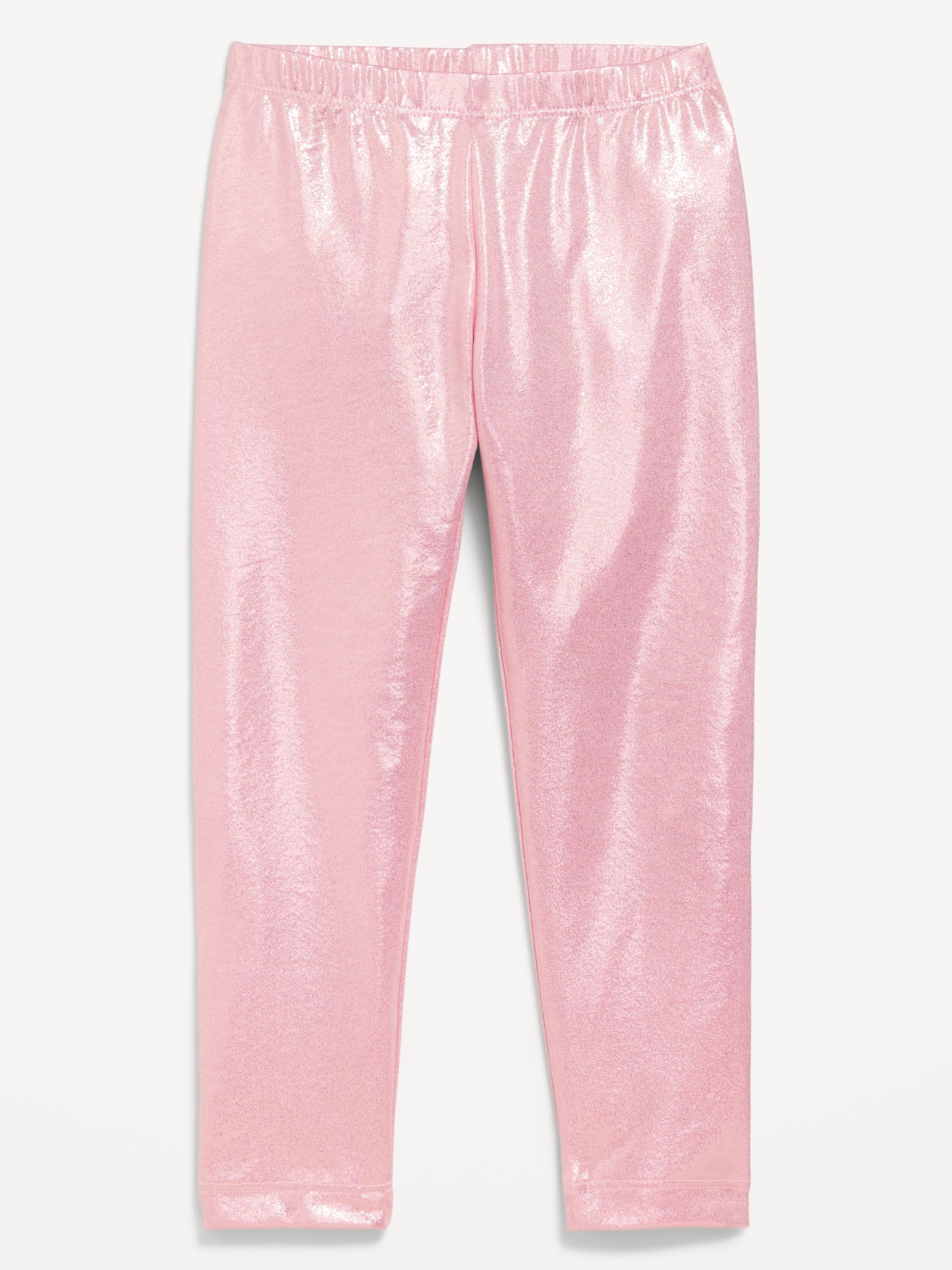 Full-Length Shiny Leggings for Toddler Girls