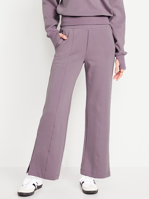 Image number 1 showing, High-Waisted Dynamic Fleece Trouser Pants