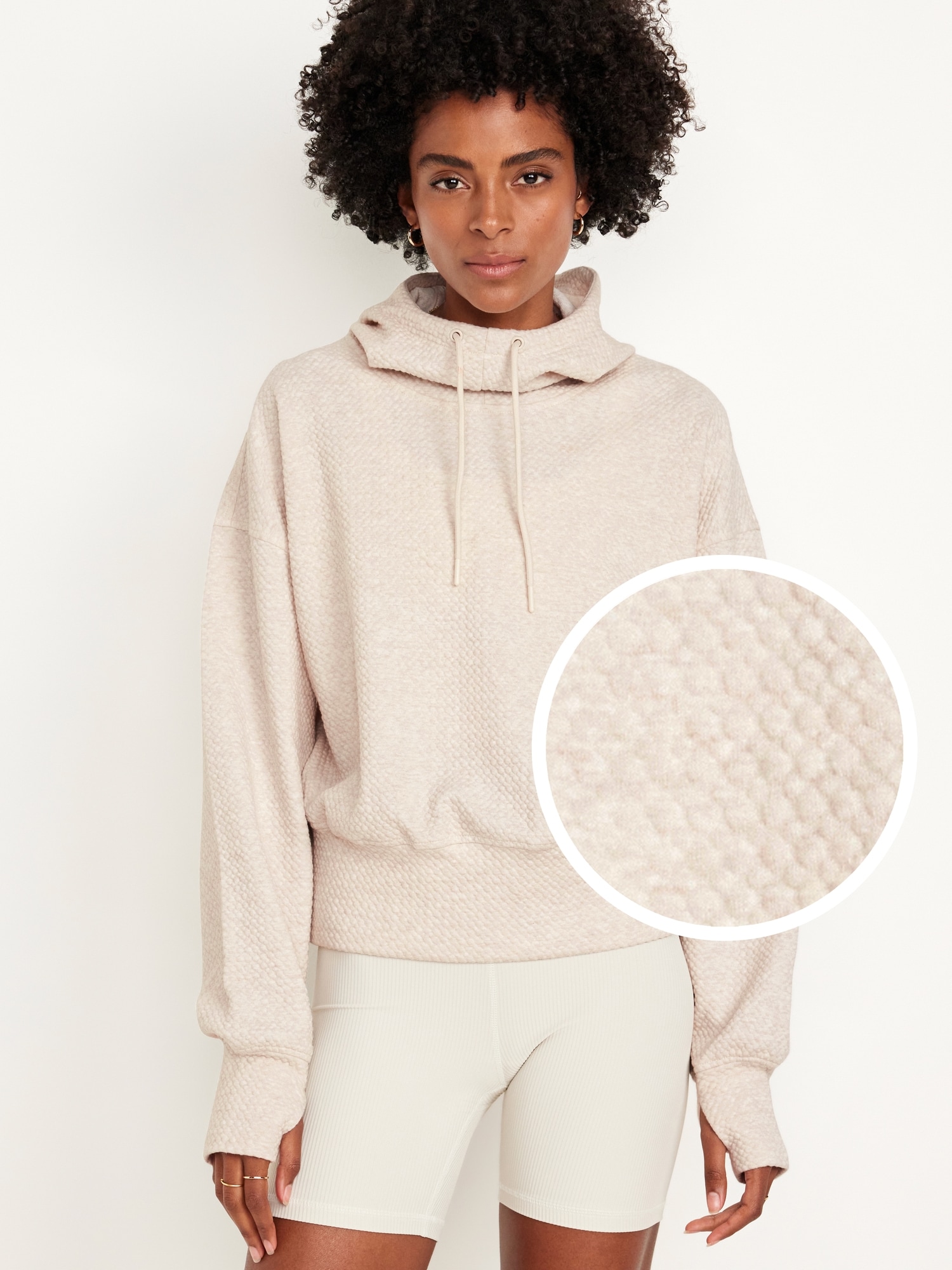 Dynamic Fleece Textured Hoodie