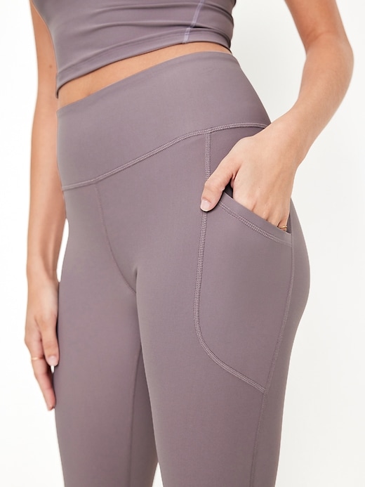 Image number 3 showing, High-Waisted PowerSoft 7/8 Pocket Leggings