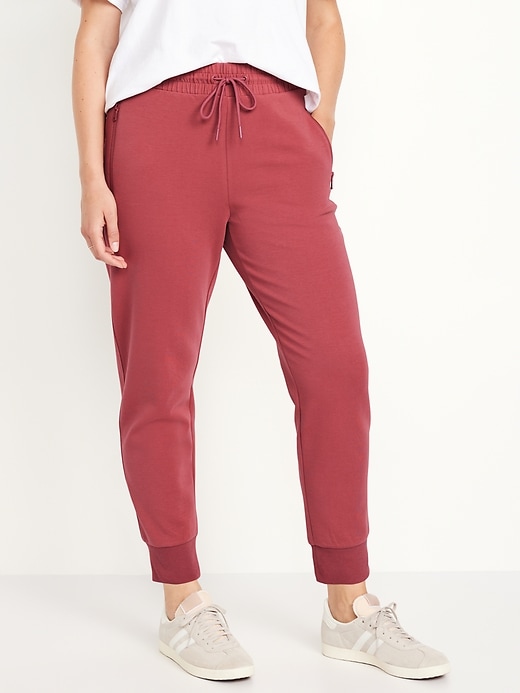 Image number 4 showing, High-Waisted Dynamic Fleece Joggers