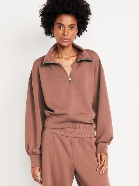 Bounce Fleece Half-Zip Pullover Sweatshirt