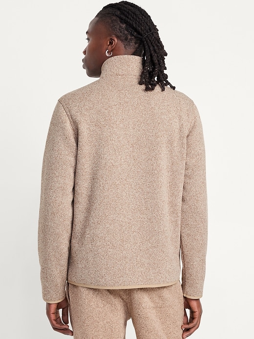 Image number 6 showing, Sherpa-Lined Sweater Fleece Zip Jacket