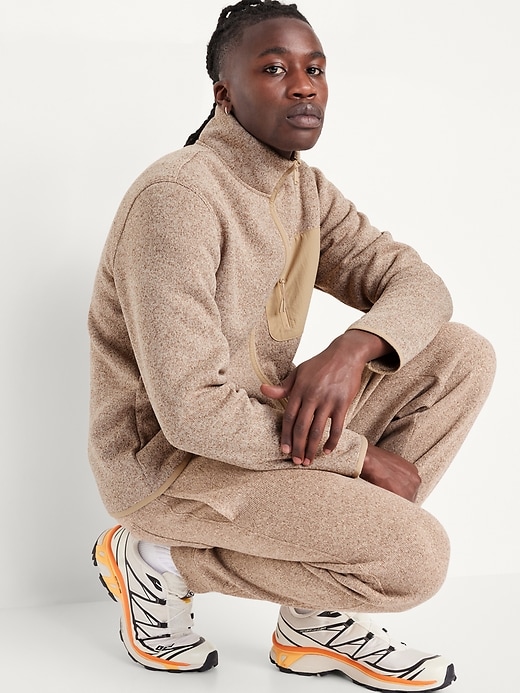 Image number 7 showing, Sherpa-Lined Sweater Fleece Zip Jacket