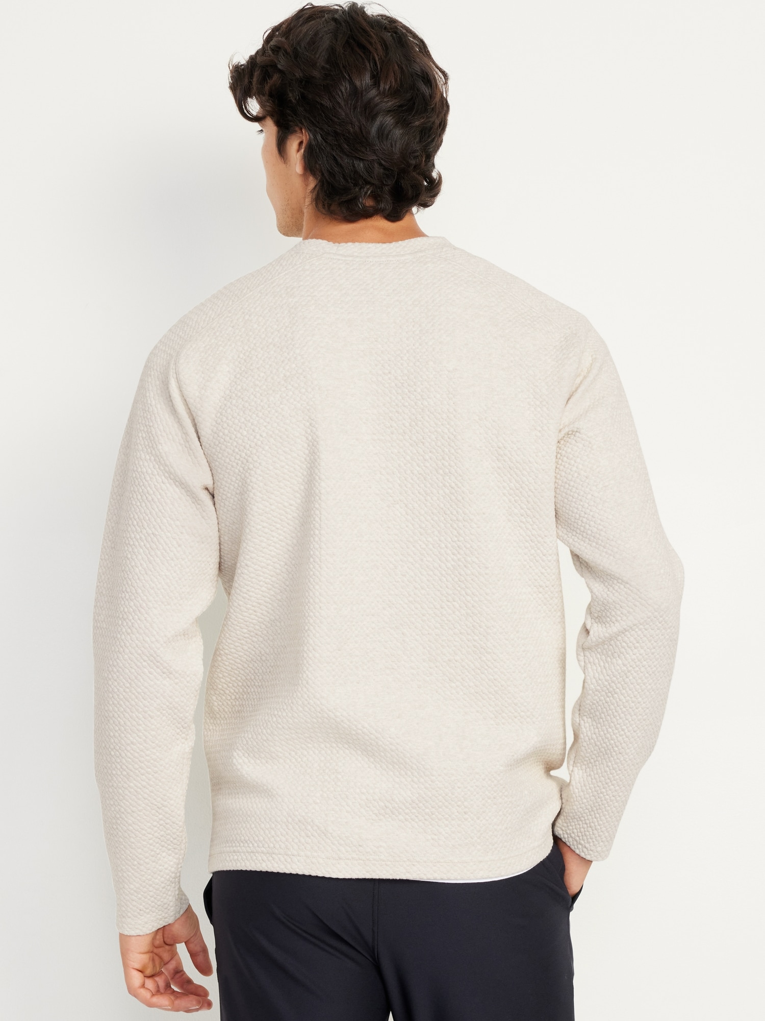 Dynamic Fleece Textured Pullover