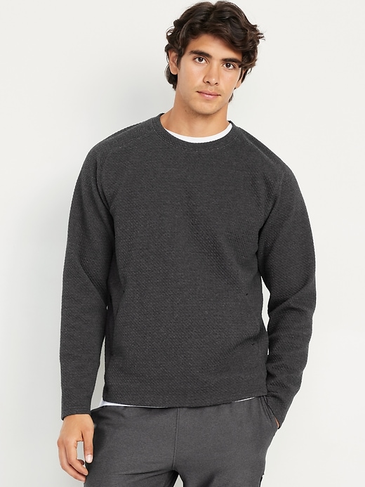 Image number 1 showing, Dynamic Fleece Textured Pullover