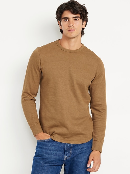 Image number 1 showing, Long-Sleeve French Rib T-Shirt