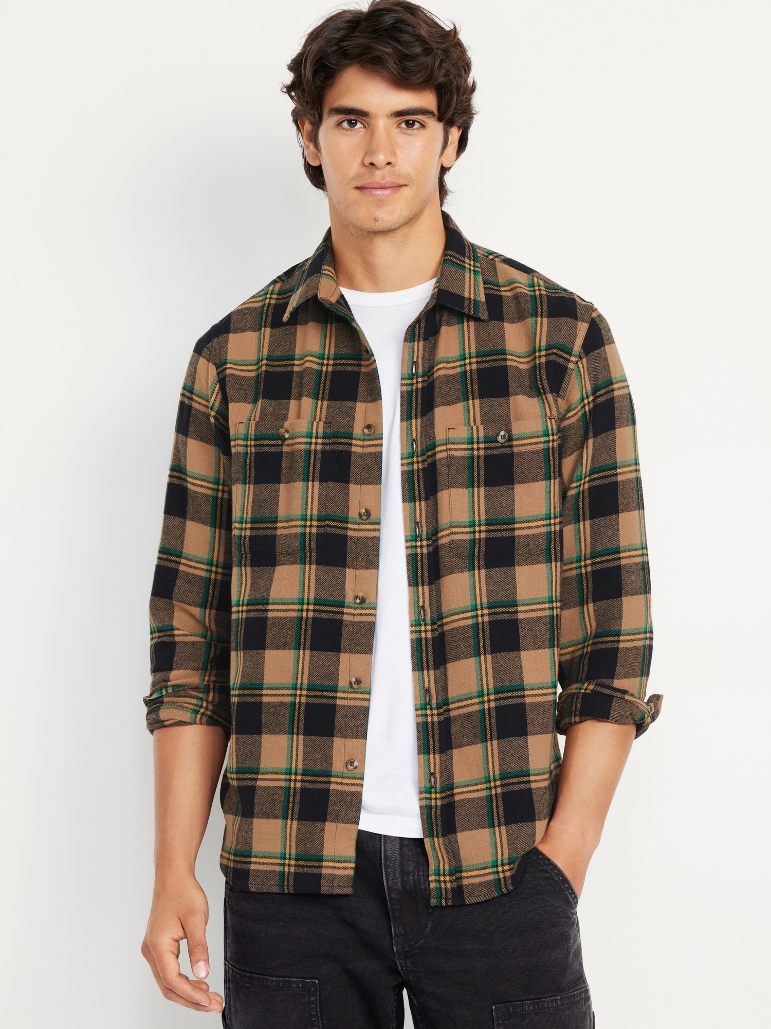 Chemise en flanelle à poche