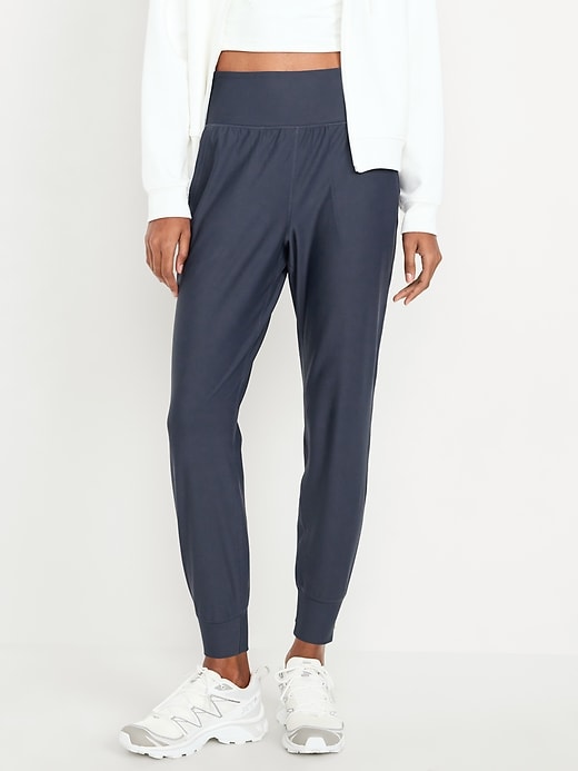 Image number 1 showing, High-Waisted PowerSoft Pocket Joggers