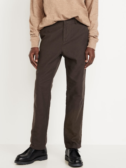 Pantalon droit en moleskine