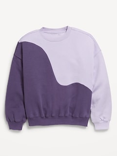 Girls purple sweatshirt best sale