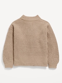 View large product image 3 of 4. Cozy Mock-Neck Chenille Sweater for Girls