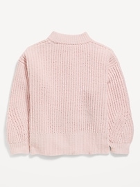 View large product image 3 of 4. Cozy Mock-Neck Chenille Sweater for Girls