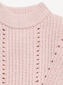 View large product image 4 of 4. Cozy Mock-Neck Chenille Sweater for Girls