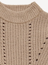 View large product image 4 of 4. Cozy Mock-Neck Chenille Sweater for Girls