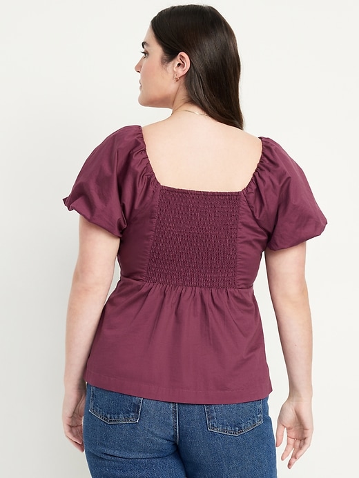 Image number 5 showing, Waist-Defined V-Neck Top