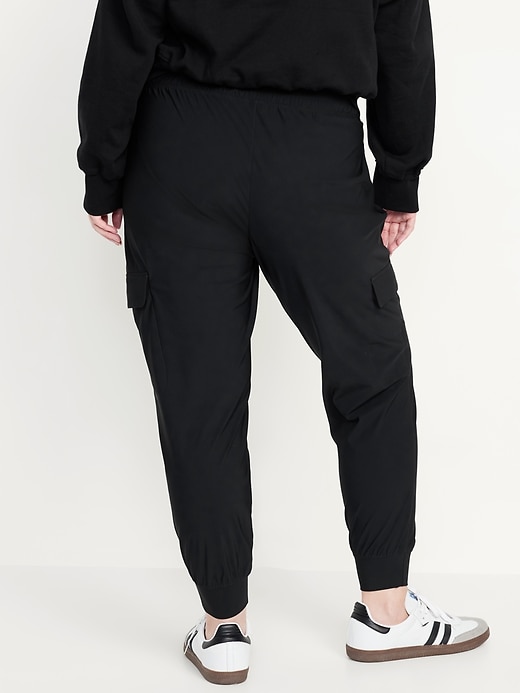 Image number 5 showing, High-Waisted SleekTech Cargo Joggers