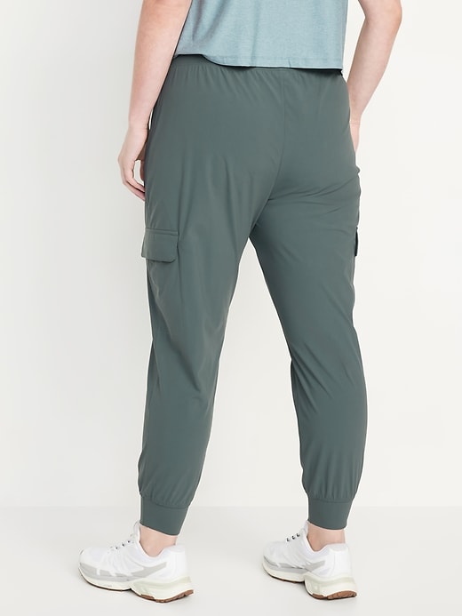 L'image numéro 5 présente Pantalon de jogging cargo Tech élégant à taille haute