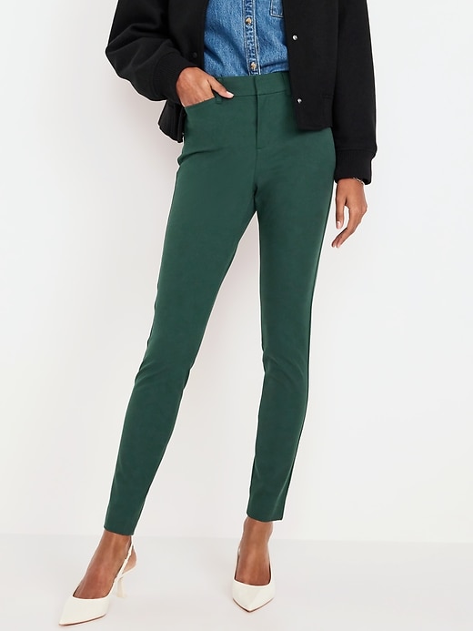 Image number 1 showing, High-Waisted Pixie Skinny Pants