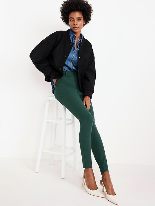 Image number 3 showing, High-Waisted Pixie Skinny Pants