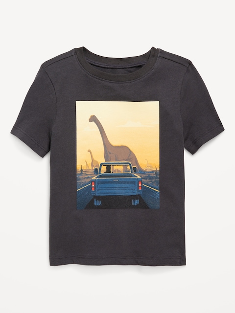T-shirt imprimé à manches courtes pour tout-petit garçon