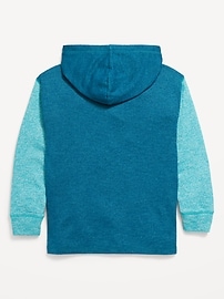 View large product image 3 of 4. Cozy-Knit Long-Sleeve Hooded T-Shirt for Boys