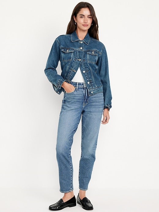 Image number 1 showing, High-Waisted OG Straight Ankle Jeans