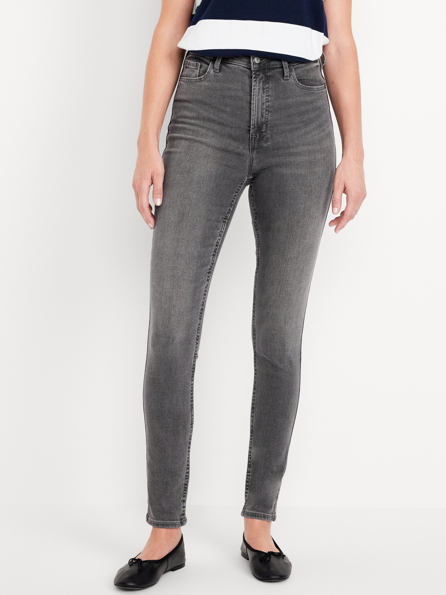 Extra High-Waisted Rockstar 360° Stretch Super-Skinny Jeans