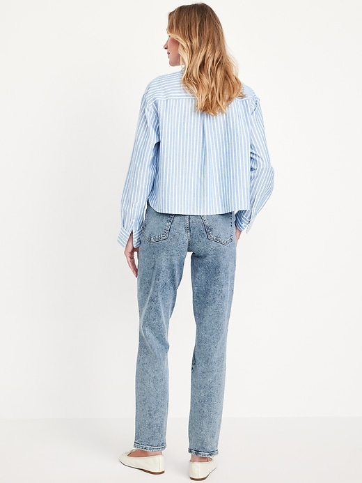 L'image numéro 3 présente Jean OG droit à taille haute longueur cheville