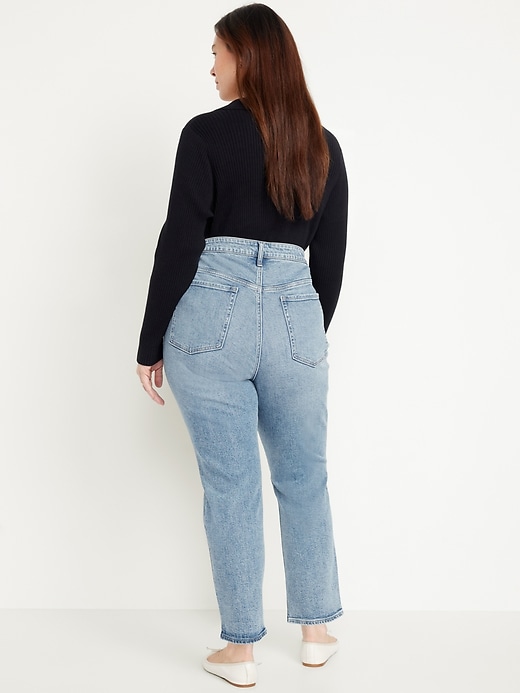 Image number 7 showing, Curvy High-Waisted OG Straight Ankle Jeans