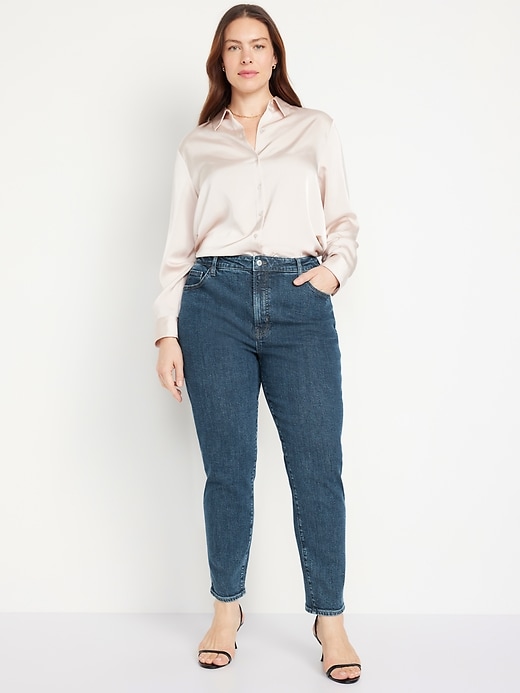 Image number 6 showing, Curvy High-Waisted OG Straight Ankle Jeans