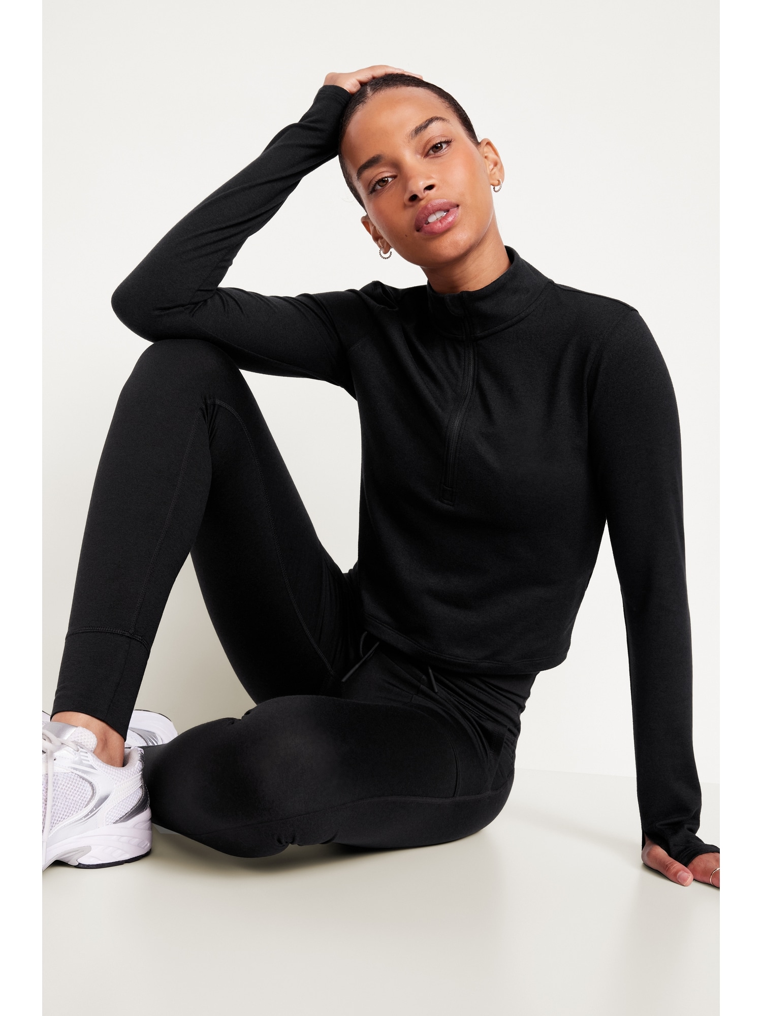 CloudComfy Crop Quarter Zip