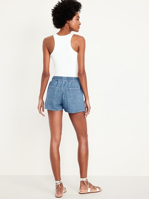 Baggy jean shorts online