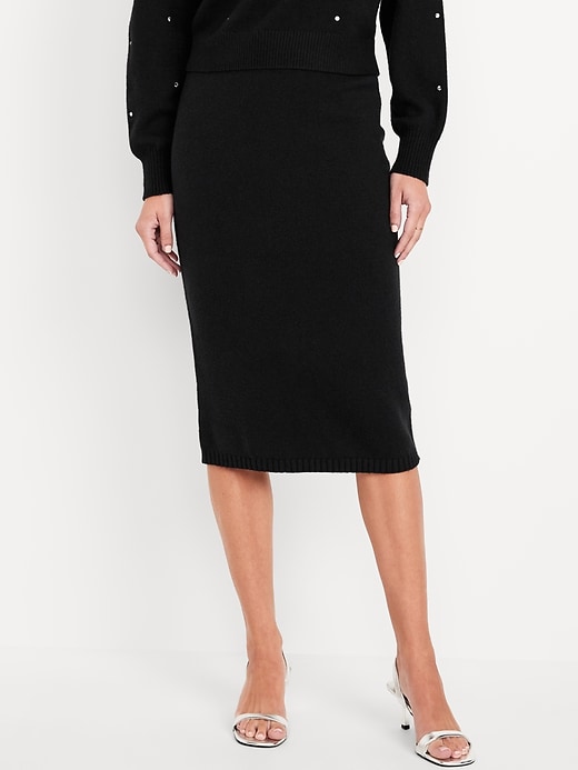 Image number 1 showing, High-Waisted SoSoft Midi Skirt