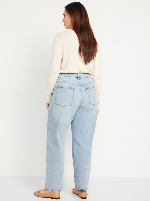 L'image numéro 8 présente Jean OG profilé ample à taille haute