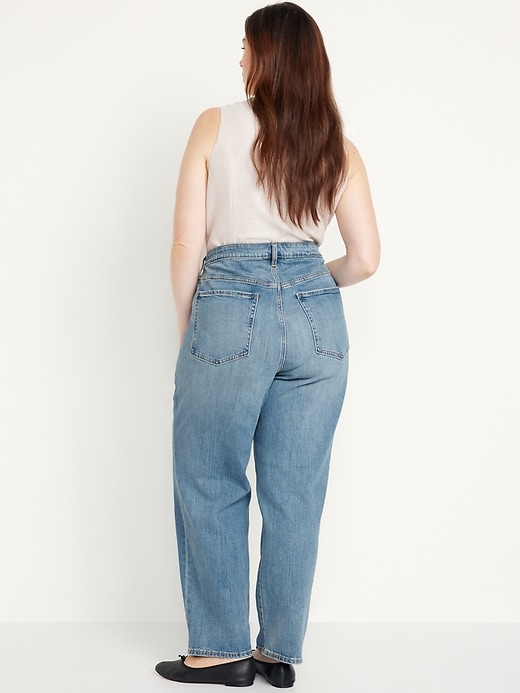 L'image numéro 8 présente Jean OG profilé ample à taille haute