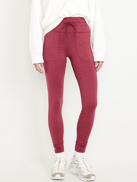 L'image numéro 1 présente Legging NuageConfo à taille très haute longueur 7/8