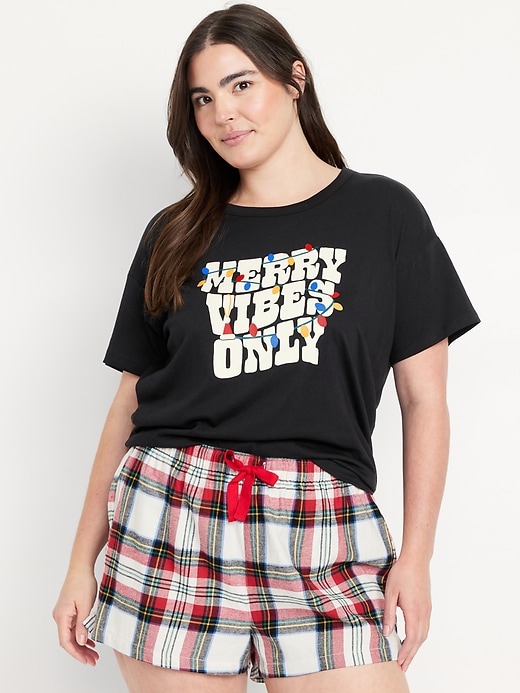 Image number 5 showing, Matching Holiday-Graphic T-Shirt for Women