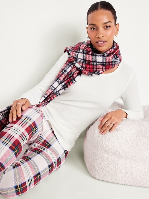 Image number 3 showing, Waffle Pajama Top