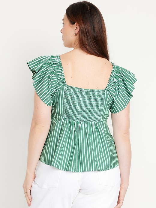 Image number 8 showing, Flutter-Sleeve Top