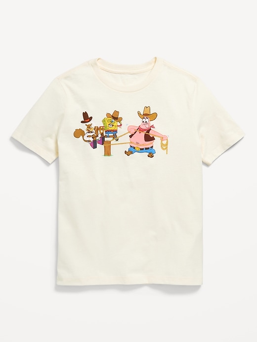 View large product image 1 of 3. SpongeBob SquarePants™ Gender-Neutral Graphic T-Shirt for Kids