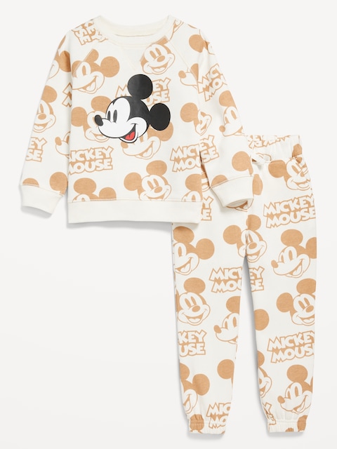 Ensemble pantalon et chandail en coton ouaté à imprimé de Disney© unisexe pour tout-petit