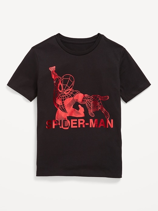 View large product image 1 of 2. Marvel™ Spider-Man Gender-Neutral Graphic T-Shirt for Kids