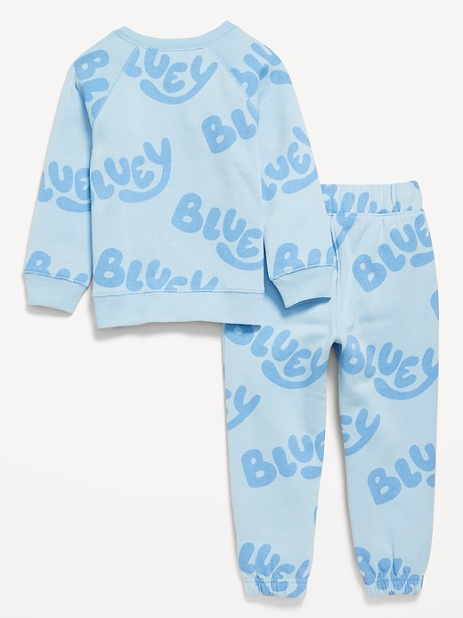 View large product image 2 of 4. Bluey™ Unisex Graphic Sweatshirt and Sweatpants Set for Toddler