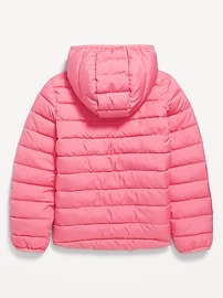 View large product image 4 of 4. Water-Resistant Narrow-Channel Puffer Jacket for Girls